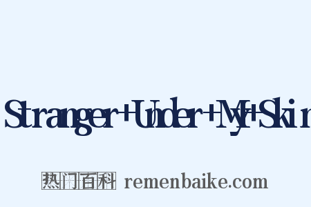 Stranger+Under+My+Skin是什么意思的图片